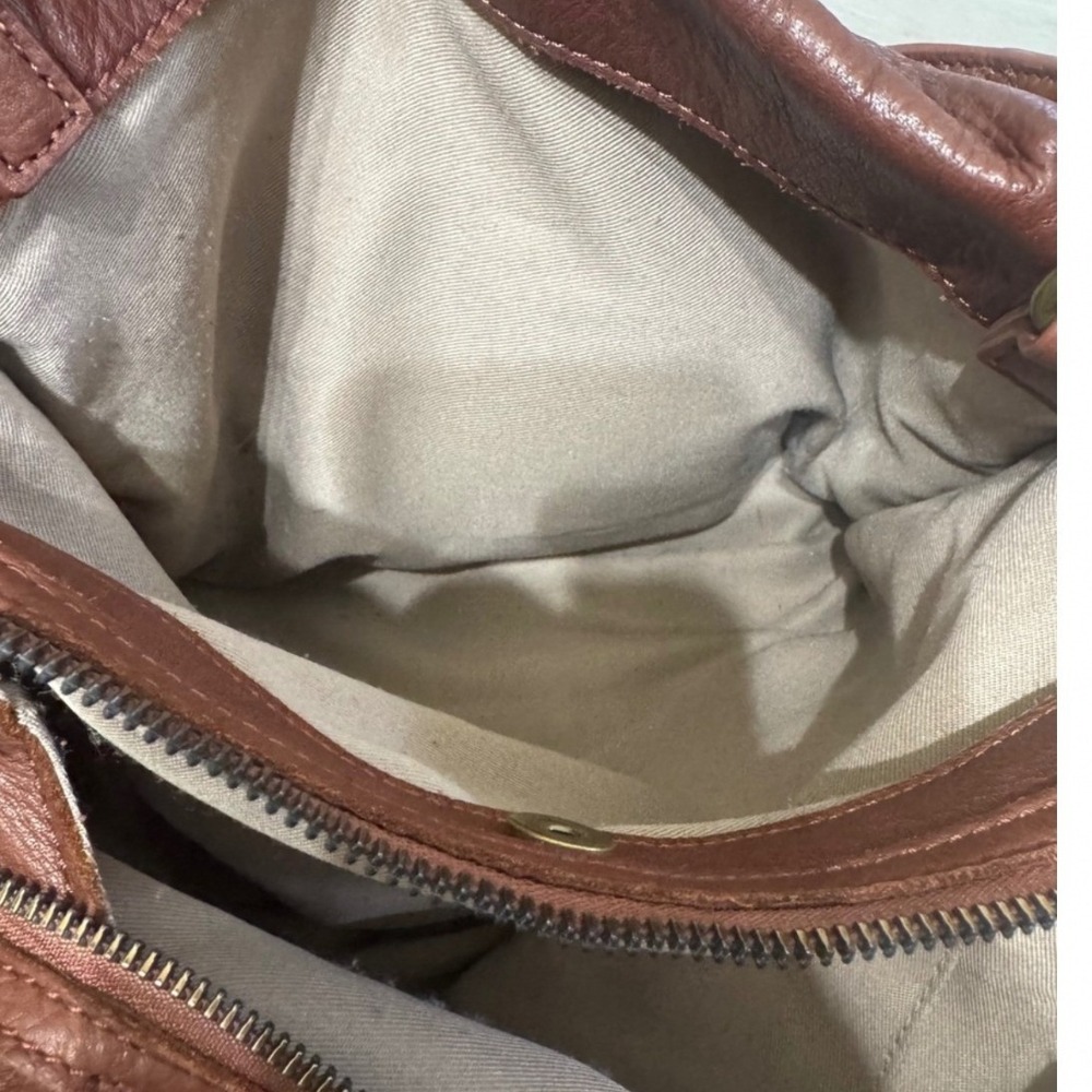 American Leather Co Lenox Satchel Women OS Cordovan Excellent Triple Entry Bag - Picture 14 of 16